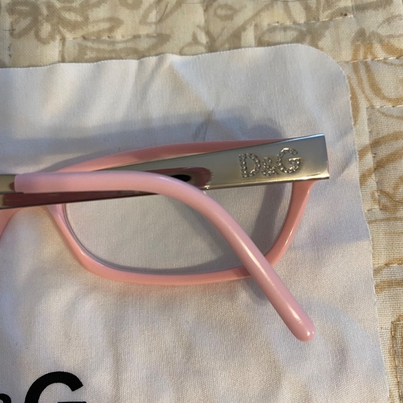 Dolce & Gabbana Pink Rimmed Eyeglasses - Picture 6 of 11